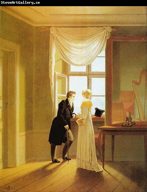 Georg Friedrich Kersting Paar am Fenster